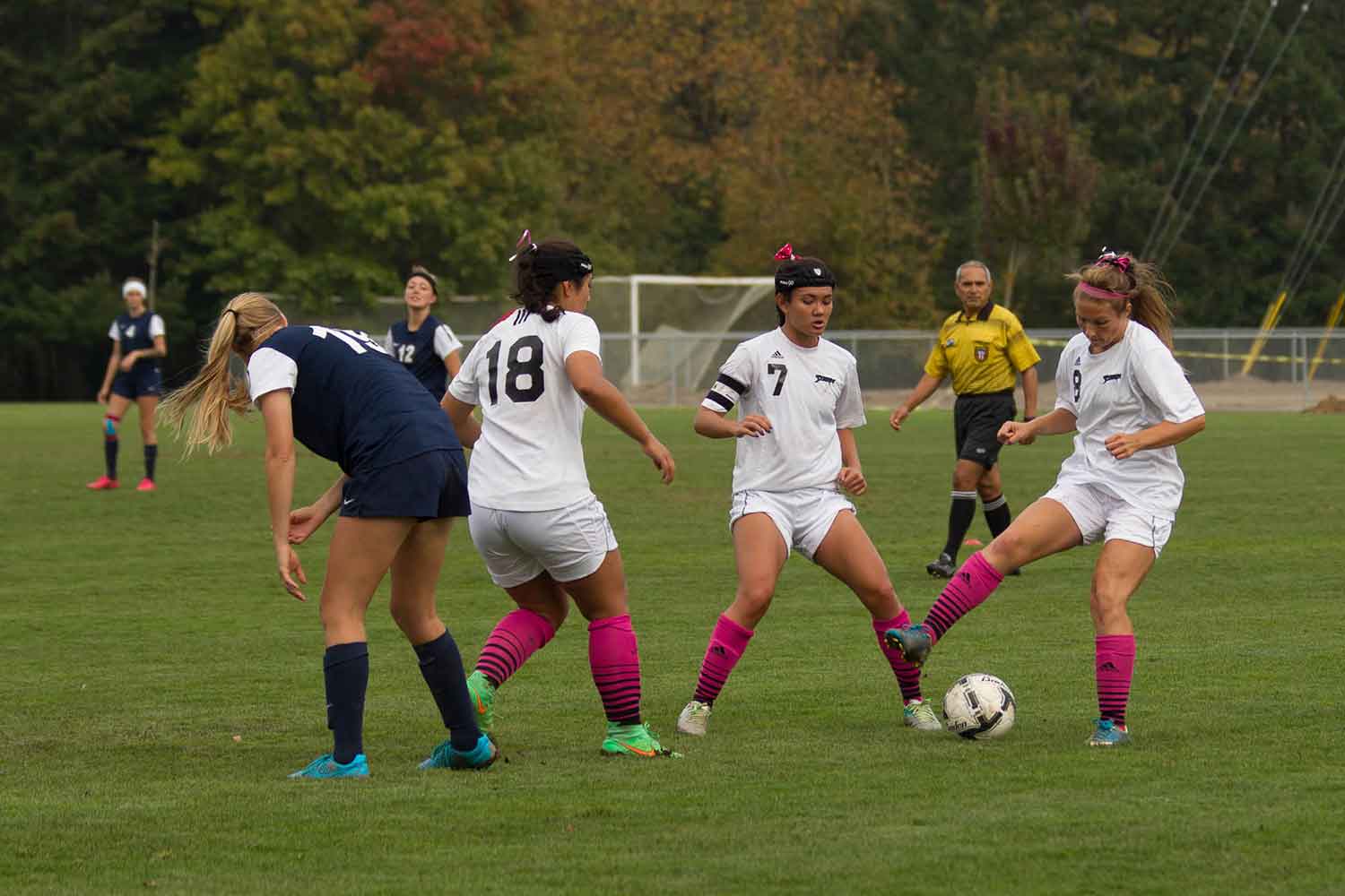 Women's soccer mid-games
