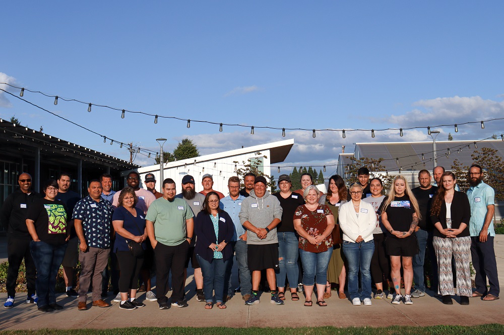 A group photo of Chemeketa's first Bachelor of Applied Science degree cohort