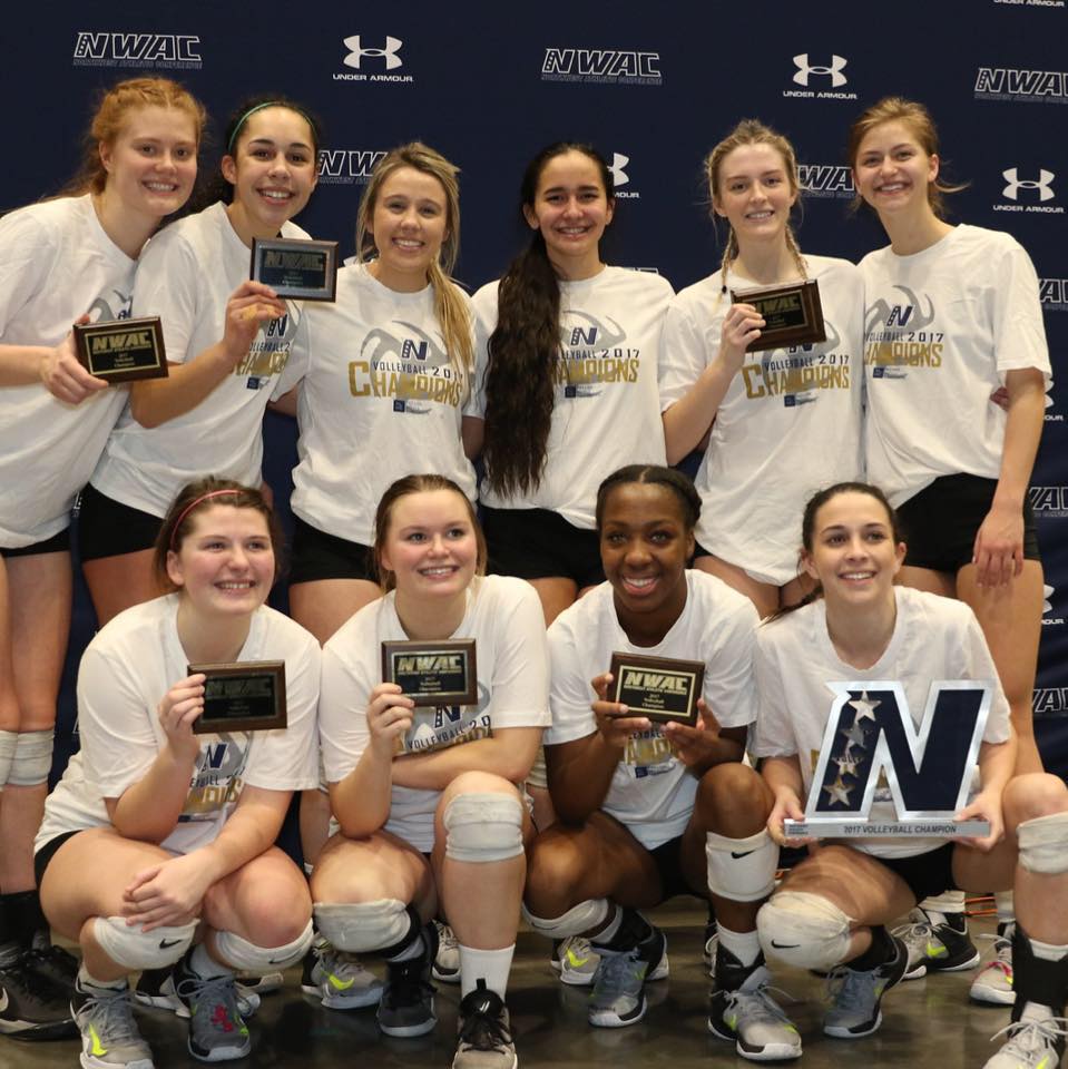 Chemeketa Volleyball Team Champions