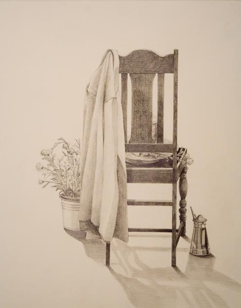 Untitled (Chair), Graphite, by Wen-Hsin Chang (Angela)