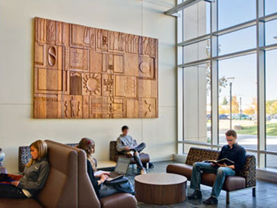 Students at Yamhill Valley campus